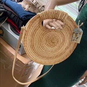 Straw Circle Handbag